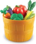 Unisex Children's Day Five Color Bucket Vegetable Soft Gum Fruit Set Kitchen