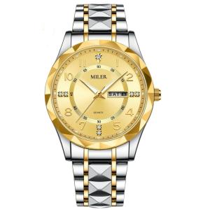 China ML-1003 quartz wrist watch Waterproof Watches Luminous Stainless Steel Watches wholesale