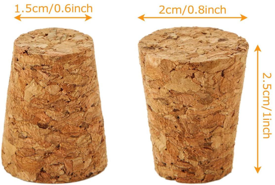 Aluminium-Plastic Conical Cork Wooden Beer Bottle Stopper for Wine Making Process