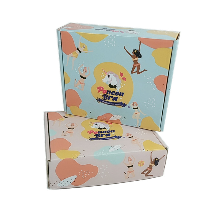 Ultraportable Cosmetic Packaging Paper Box , Foldable Corrugated Sweet Box