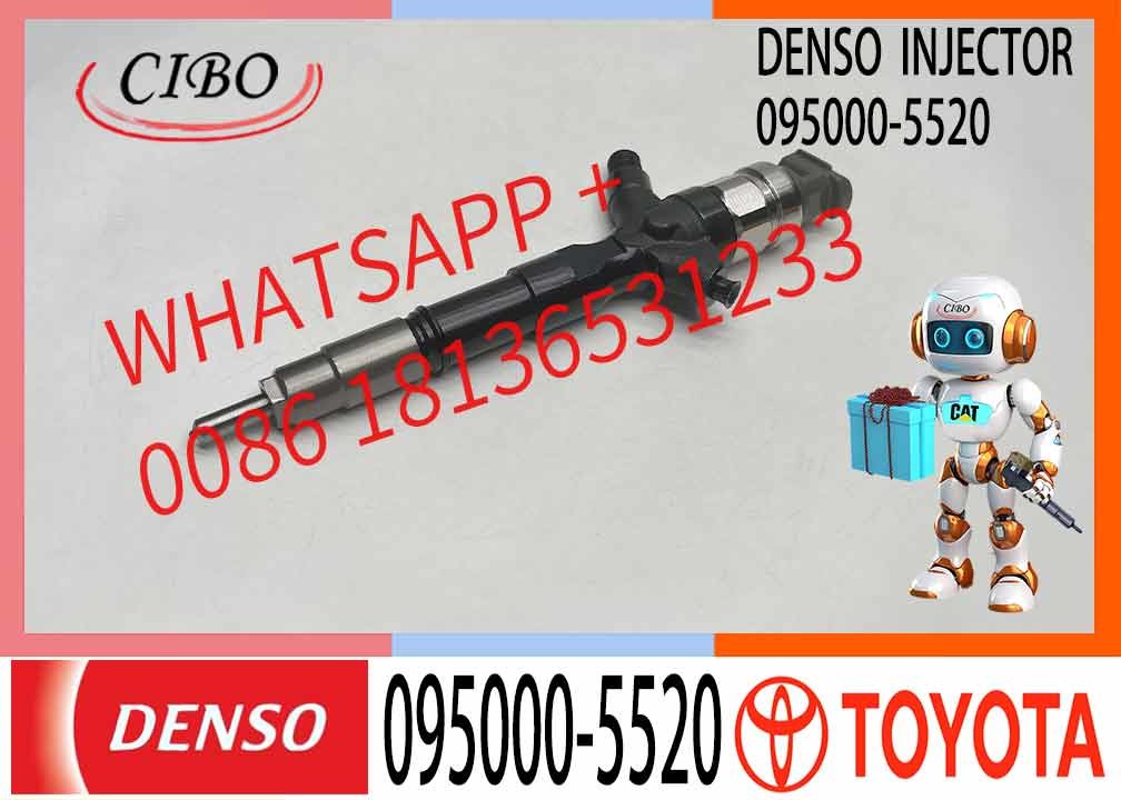 Excavator 095000-5930 095000-5520 095000-5440 095000-8290 095000-8220 Engine Common Rail Fuel Injector 095000-8560
