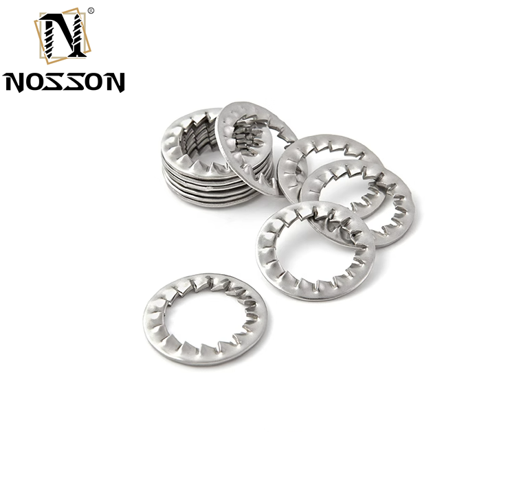 ZINC Finish Stainless Steel Internal Tooth Star Lock Washer for Enhanced Durability M6 M8 M10 M12M14 M16M18M20M22M24M27m30