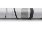 Waterproof Non woven Wallpaper Curve Lines Pattern for Living Room 0.53*10M