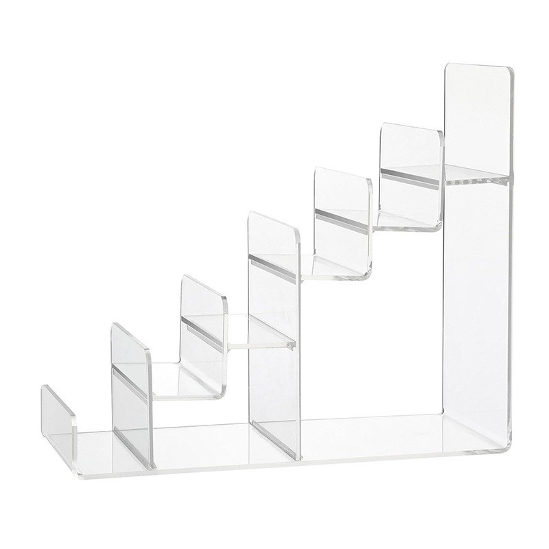 Countertop Multi Layer Acrylic Display Stands Plexiglass Display Box For Wallet Bag