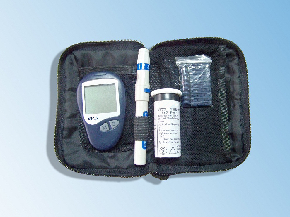 CE Blood Sugar Test Meter With Strips Fresh Capillary Whole Blood