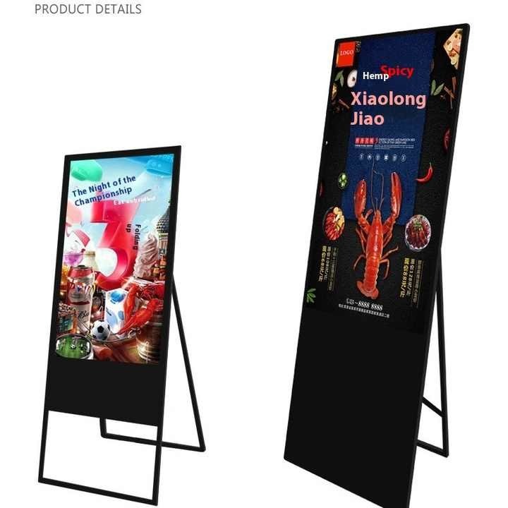 Mobile Touch Electronic Mobile Digital Display Board 55'' Smart All In One