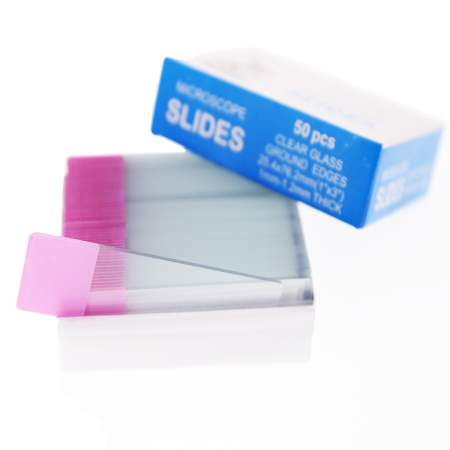 Blank Microscope Glass Slide For Biology Experiment Microscope Frosted End Slides Prepared 7105 7109