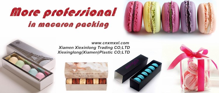 Macaron Box Packaging Triangle Pyramid Shape Small Cake Packaging Box