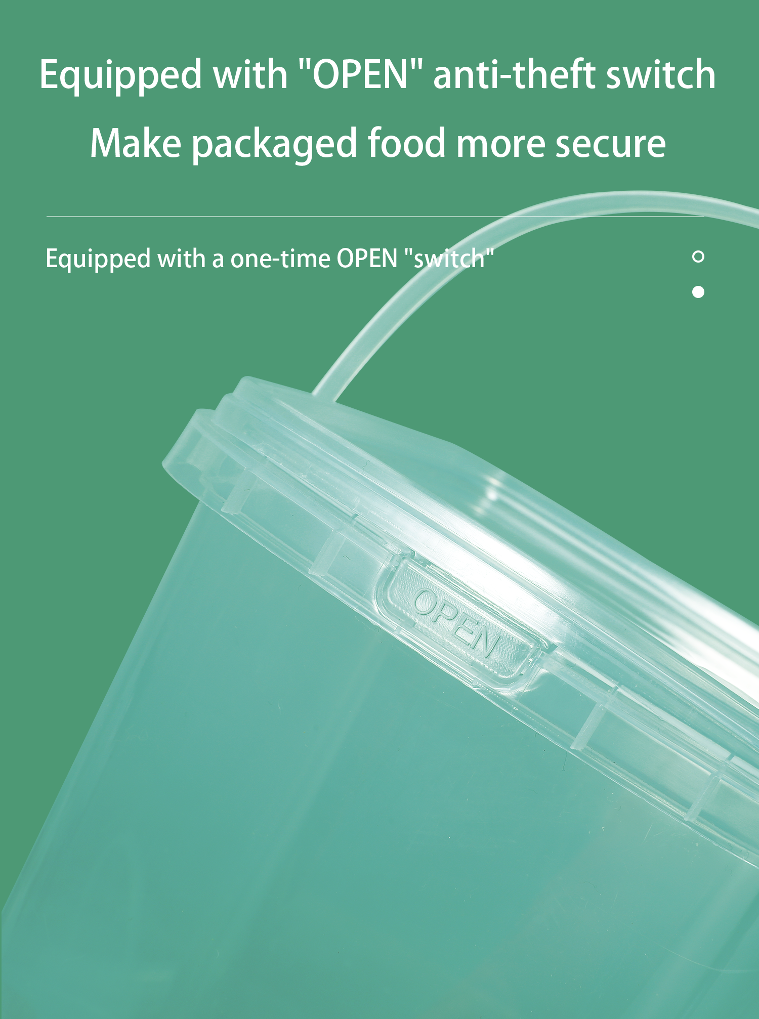 1L Thicken Decorative Round Plastic Buckets With Handle for Christmas Gift Toy Package