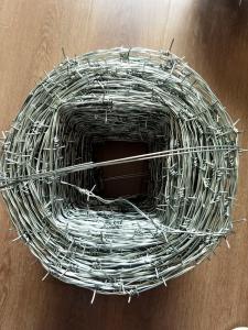 China Diameter 1.6mm-2.5mm Barbed Fencing Wire For Garden Protecting wholesale