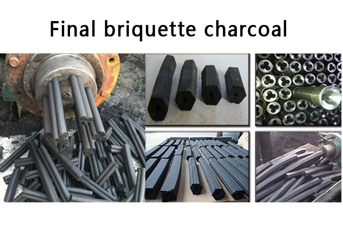 Bbq Charcoal Briquette Making Machine Briquette Extruder Machine 2T/H