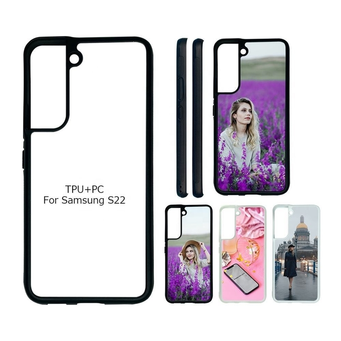 Stylish 2D Rubber Sublimation Phone Case For Samsung S22 S23 S24 S25 Plus Ultra