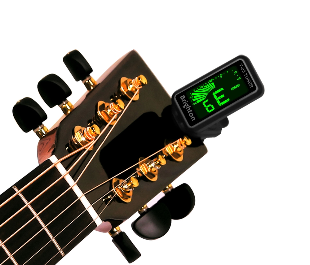T-02,T-03 Stringed instrument parts and accessories and Universal Mini Clip On Electronic Digital Guitar Tuner