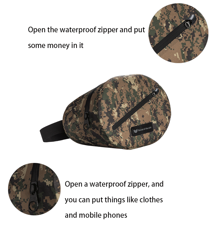 14L 600D PU Military Style Waist Bag