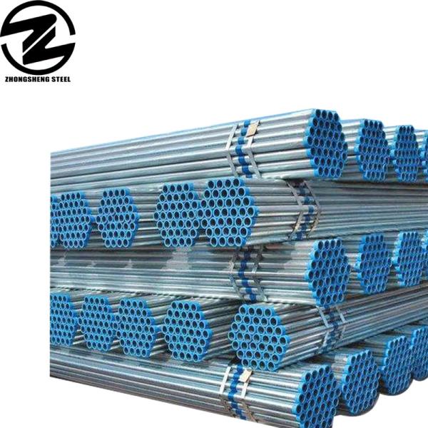 2.5-4.5mm Round Galvanized Steel GI Pipe Hot Dipped Zinc Coated and Invoiced by