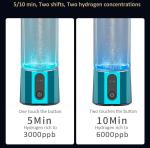 Household Lightweight Hydrogen Health Bottle 9000ppb Usb Charging