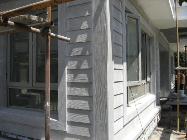 Non Asbestos Fibre Cement Board Cladding Single / Double Surfaces Sanding