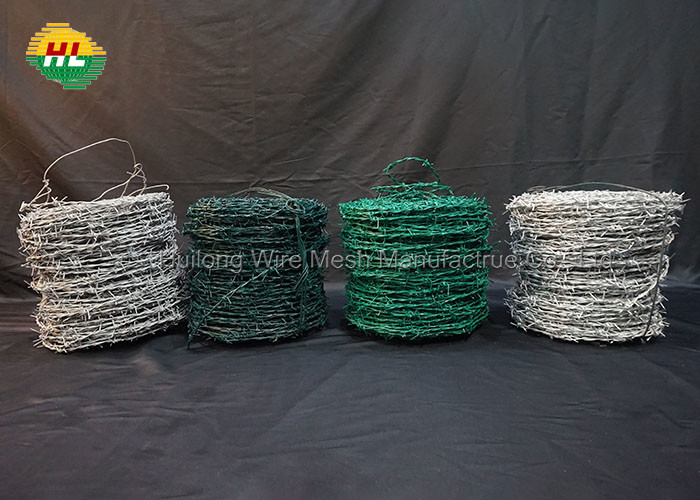 Hot Dipped Galvanised Steel Barbed Wire 1.24*1.24mm 200m
