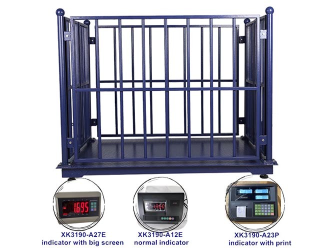 2M Livestock Weighing Scales , 5T Digital Livestock Scales