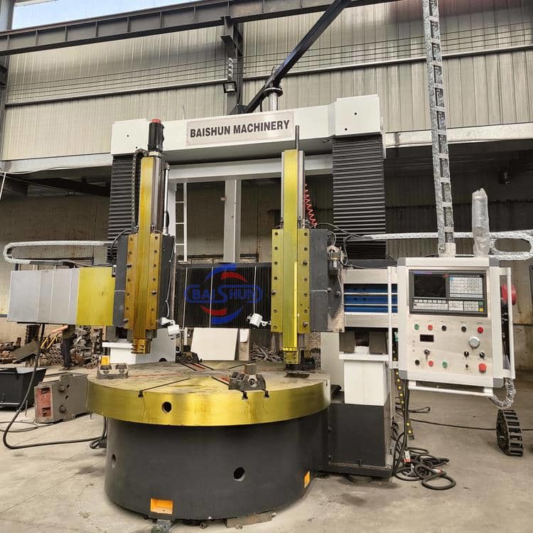 Pump Valve Flange Cutting Lathe Large CNC Vertical Lathe Machine Manufacturer