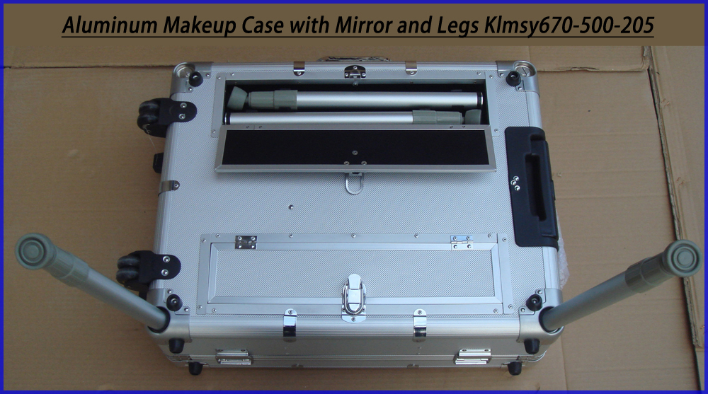 Portable Vanity/dressing Desk Case with Lighted Mirror KLCBY560-215-660