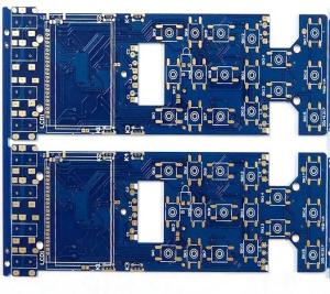 China Prototype Quick Turn PCB Boards 1.6mm Blue Solder Resist FR4 TG170 wholesale
