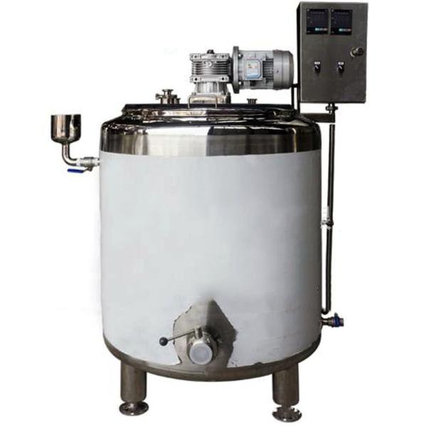 Industrial Electric Double Jacketed Dye Mixer Tank Cylindrical Shape Temperature