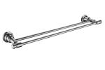 Brushed Nickel Towel Bar Toilet Paper Holder Concealed screws design