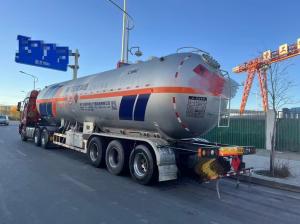 China CLW9390GYQ Used LPG Trailers 60m3 3 Axle Tank Trailer 60 CBM wholesale