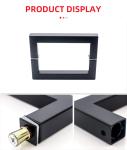 Door Window Handles Stainless Steel Sliding Pull Square Shower Glass Door Handle