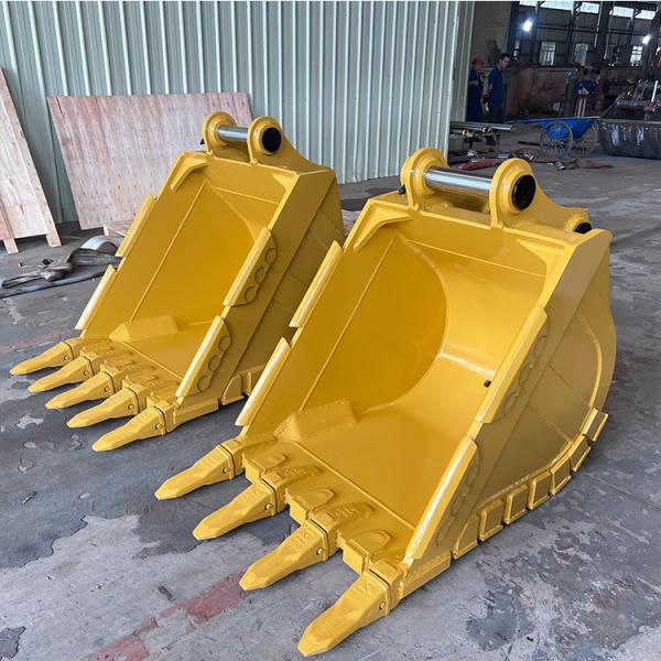 Wear-resistant 20-25t CAT320 1CBM excavator rock bucket , digging bucket for