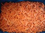 IQF Frozen Carrot Julienne, Strip, 4 * 4 * 30, 4 * 4 * 50