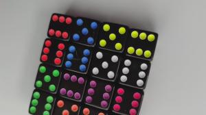 China Professional Plastic Dominoes Board Game Set Customized wholesale