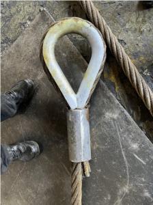 China Slings With Both Ends Aluminum Ferrules Mechanically Spliced Heavy Duty Lifting wholesale