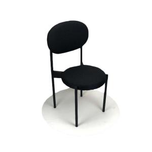 China Powder Metal Leg 16KGS 850mm Oval Back Dining Chair wholesale