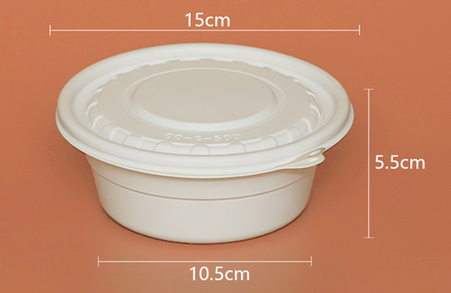 Eco-friendly corn starch biodegradable disposable bowl party food catering requires