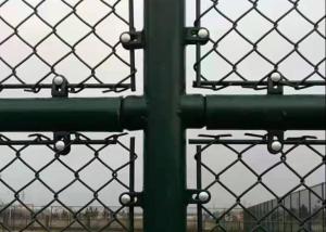 China Temporary 25*25mm 50*50mm Mesh Galvanized Chain Link Fence For Sports Filed wholesale