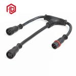 2 Pin 300V 10A Watertight Cord Connector Outdoor T Connector