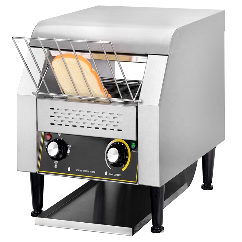 Stainless Steel Electric Conveyor Sandwich Bread Toaster Machine for Hotel Breakfast