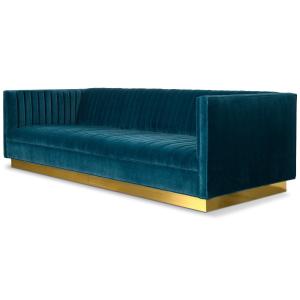 China wholesale modern luxury furniture sofa 4 fabric color, classic 3 seat lounge metal base for living room wholesale