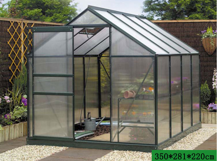 400x300x243CM Big Polycarbonate Board Greenhouse， Easily to install without special tools，Light and fast