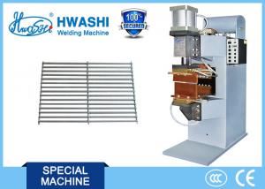 China Hwashi Manual Wire Shelf Spot Welding Machine , Chicken Cage Mesh Welding Machine wholesale