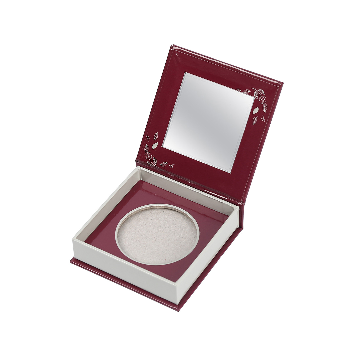 Paper Empty Makeup Packaging Booklet Single Eyeshadow Compact