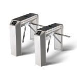 Stainless Steel Housing Automatic Bridge Tripod Security Gates With Brushless