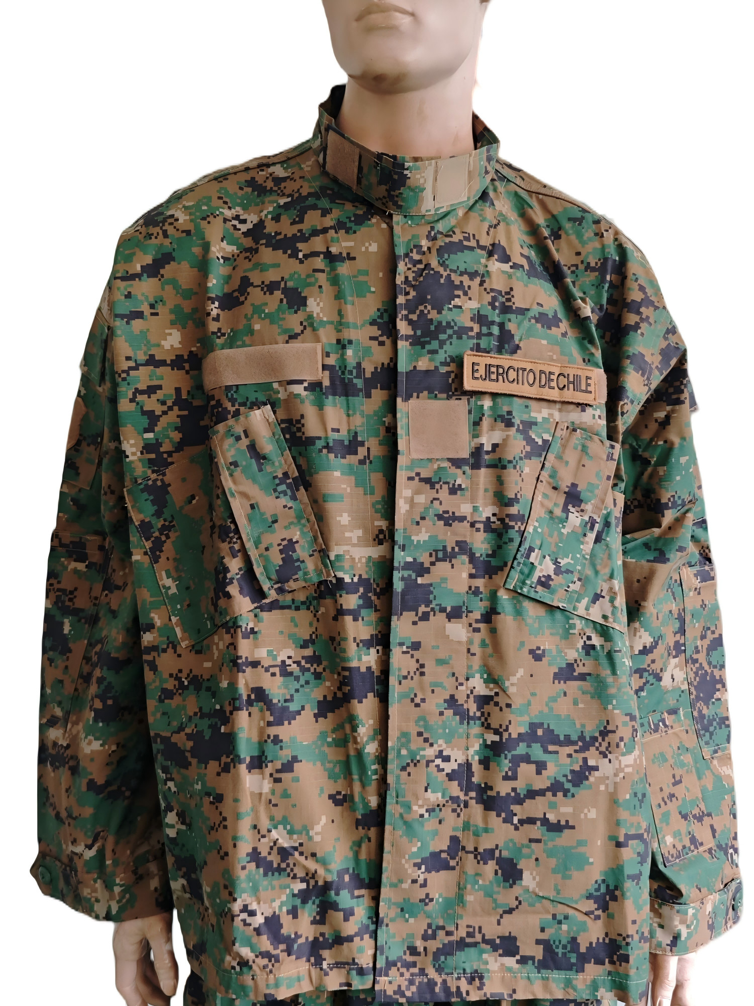 ACU-Green Tactical Field Uniform (50/50 Nylon-Cotton Combat Blend)