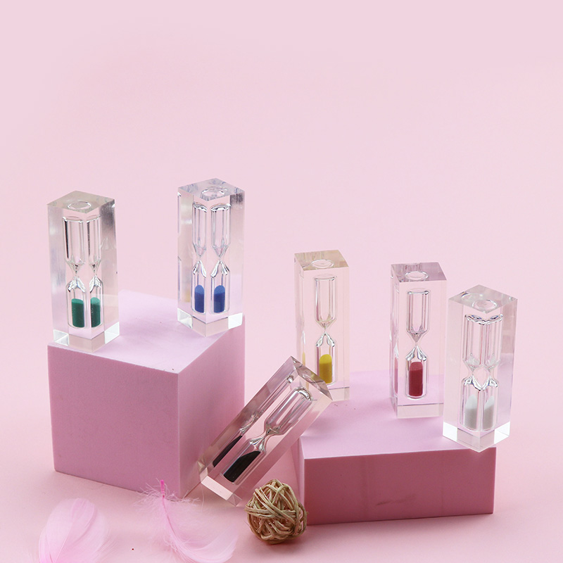 Custom Acrylic Sand Timer 1/3/5 Minute Tea Hourglass Timer