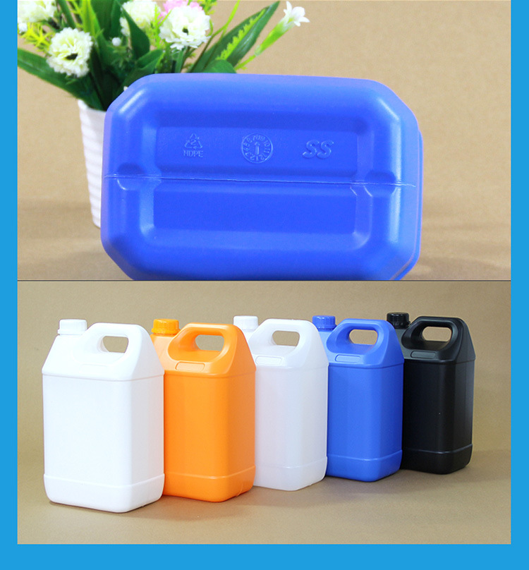100% Material 1 Gallon HDPE Blue White Black Plastic Barrel Drum for Liquid Lotion Bottle