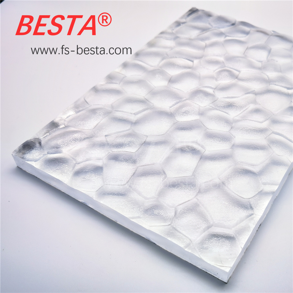 5~40mm Acrylic Light Diffuser Sheet Embossed Textured Plexiglass Sheets