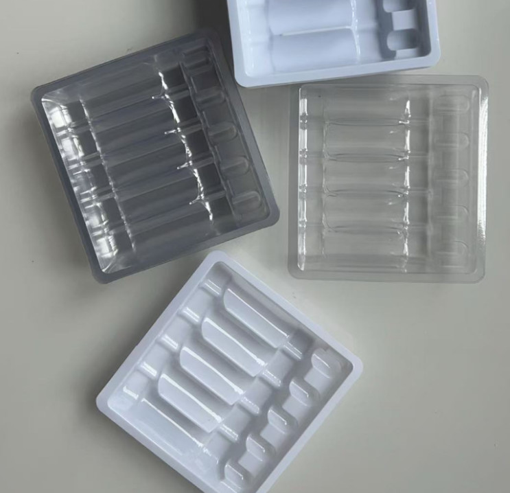 1ml 2ml 5ml 10ml PET Ampoule Tray Water Injection Ampoule Packaging Tray Customization