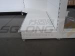 Supermarket Wall Gondola Shelving Corner Rack High Performance 100kg - 150kg